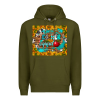 Army Green teacher squad tumbler Premium Hoodie - BundleAndBundleShop