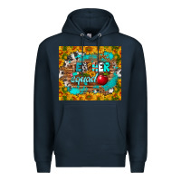 Navy teacher squad tumbler Premium Hoodie - BundleAndBundleShop