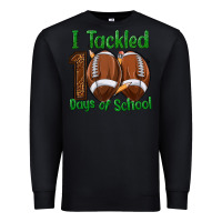 Black i tackled 100 days of school football Premium Sweatshirt - texasbilliewilder