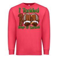 Cardinal i tackled 100 days of school football Premium Sweatshirt - texasbilliewilder