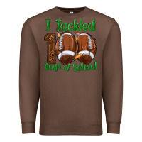 Chestnut i tackled 100 days of school football Premium Sweatshirt - texasbilliewilder