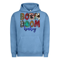 Pigment Pebble Blue boom boom baby Urban Hoodie - Artiststas