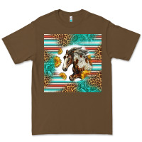 Cacao western mustang horse Premium Tee - LillyAllenDesigns