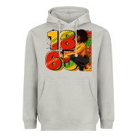 Moon Dust 1865 Juneteenth afro woman Heavyweight Hoodie - RanaPortraitStore