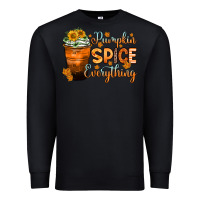 Black pumpkin spice everything Premium Sweatshirt - Zillion Design Studio