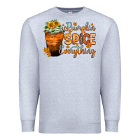Heather Grey pumpkin spice everything Premium Sweatshirt - Zillion Design Studio