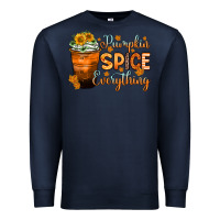 Navy pumpkin spice everything Premium Sweatshirt - Zillion Design Studio