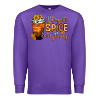 Purple pumpkin spice everything Premium Sweatshirt - Zillion Design Studio