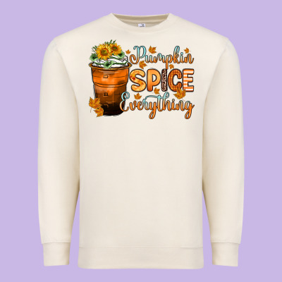 Pumpkin Spice Everything Premium Sweatshirt Designed By Zillion Design Studio