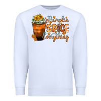 White pumpkin spice everything Premium Sweatshirt - Zillion Design Studio