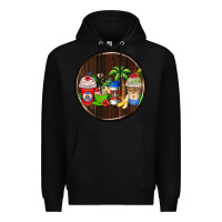 Black dominican republic coasters Premium Hoodie - AdoDesignShop