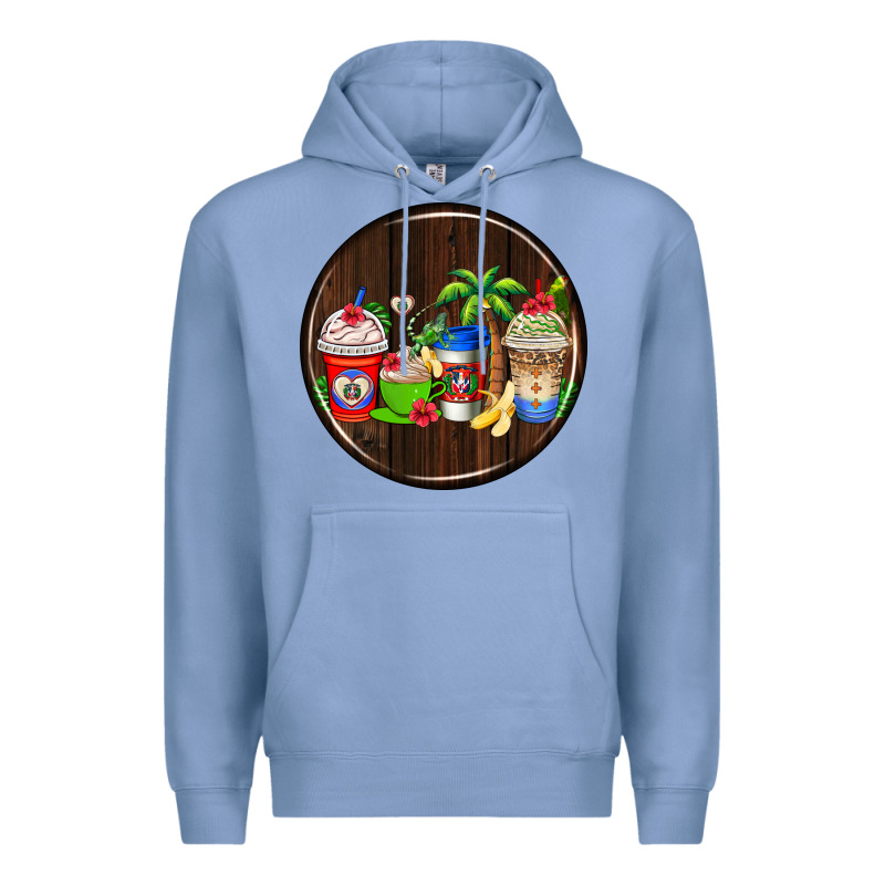 Dominican Republic Coasters Premium Hoodie by AdoDesignShop | Teevron