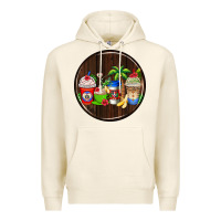 Tofu dominican republic coasters Premium Hoodie - AdoDesignShop