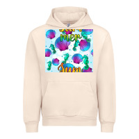 Sandshell seahorse and sea shell seamless pattern Urban Hoodie - BundleAndBundleShop