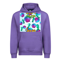 Tulip seahorse and sea shell seamless pattern Urban Hoodie - BundleAndBundleShop