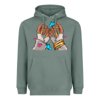 Sage Afro woman nail art Heavyweight Hoodie - RanaPortraitStore