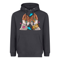 Smoke Afro woman nail art Heavyweight Hoodie - RanaPortraitStore