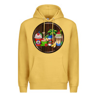 Antique Gold dominican republic coasters Premium Hoodie - AdoDesignShop