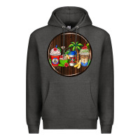 Charcoal Heather dominican republic coasters Premium Hoodie - AdoDesignShop