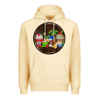 Pina Colada dominican republic coasters Premium Hoodie - AdoDesignShop
