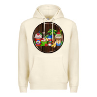 Sandshell dominican republic coasters Premium Hoodie - AdoDesignShop