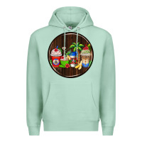 Seafoam dominican republic coasters Premium Hoodie - AdoDesignShop
