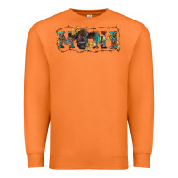 Carrot western mini black highland calf Premium Sweatshirt - RanaPortraitStore