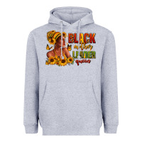 Heather Grey Afro American black mother leader queen Heavyweight Hoodie - RanaPortraitStore