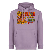 Lavender Afro American black mother leader queen Heavyweight Hoodie - RanaPortraitStore