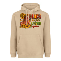 Mushroom Afro American black mother leader queen Heavyweight Hoodie - RanaPortraitStore
