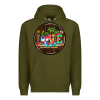 Army Green dominican republic coasters Premium Hoodie - AdoDesignShop