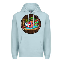 Blue Mist dominican republic coasters Premium Hoodie - AdoDesignShop