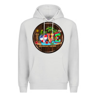 Dove Grey dominican republic coasters Premium Hoodie - AdoDesignShop