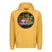 Mustard dominican republic coasters Premium Hoodie - AdoDesignShop