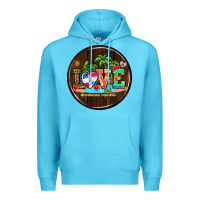 Ocean Blue dominican republic coasters Premium Hoodie - AdoDesignShop