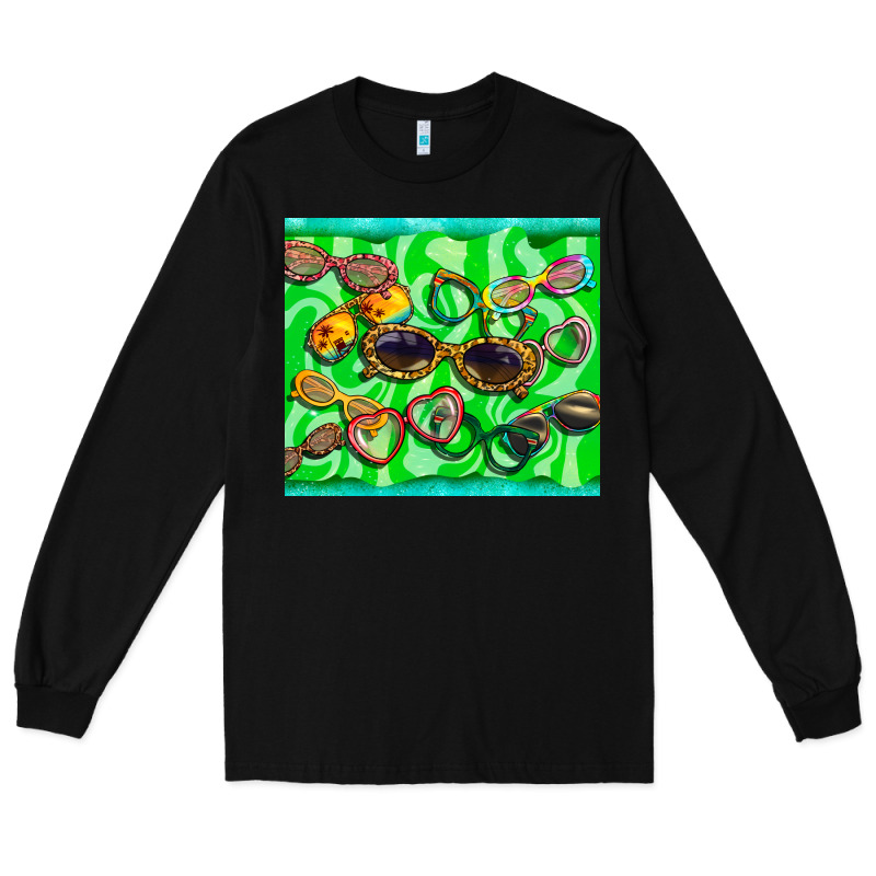 Sunglasses Long Sleeve Tee by BarkalooDesign | Teevron