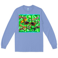 Colony Blue sunglasses Long Sleeve Tee - BarkalooDesign