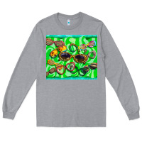Heather Grey sunglasses Long Sleeve Tee - BarkalooDesign