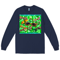 Navy sunglasses Long Sleeve Tee - BarkalooDesign