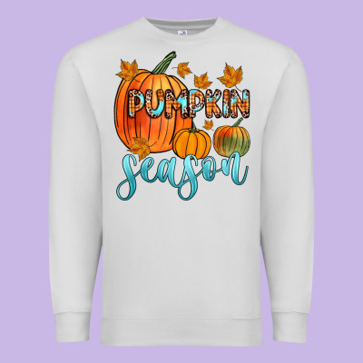 Pumpkin Season Premium Sweatshirt Designed By Zillion Design Studio