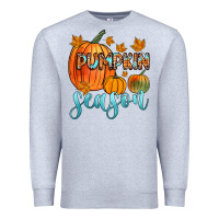 Heather Grey pumpkin season Premium Sweatshirt - Zillion Design Studio