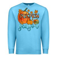 Ocean Blue pumpkin season Premium Sweatshirt - Zillion Design Studio