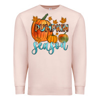 Pale Pink pumpkin season Premium Sweatshirt - Zillion Design Studio