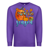 Purple pumpkin season Premium Sweatshirt - Zillion Design Studio