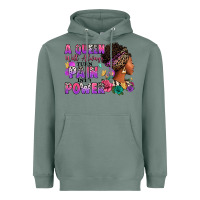 Sage A queen will always turn pain into power Heavyweight Hoodie - RanaPortraitStore