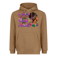 Toasted Coconut A queen will always turn pain into power Heavyweight Hoodie - RanaPortraitStore