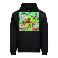 Foreset Green school seamless pattern Urban Hoodie - BundleAndBundleShop