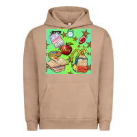 Pigment Burro school seamless pattern Urban Hoodie - BundleAndBundleShop