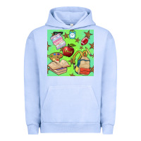 Pigment Grape Ice school seamless pattern Urban Hoodie - BundleAndBundleShop