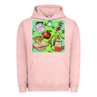Pigment Salmon school seamless pattern Urban Hoodie - BundleAndBundleShop